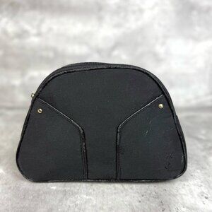 Yves Saint Laurent YSL Parfums Black Cosmetic Bag / Makeup Pouch
